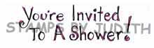 E-209-HK You're Invited To a Shower